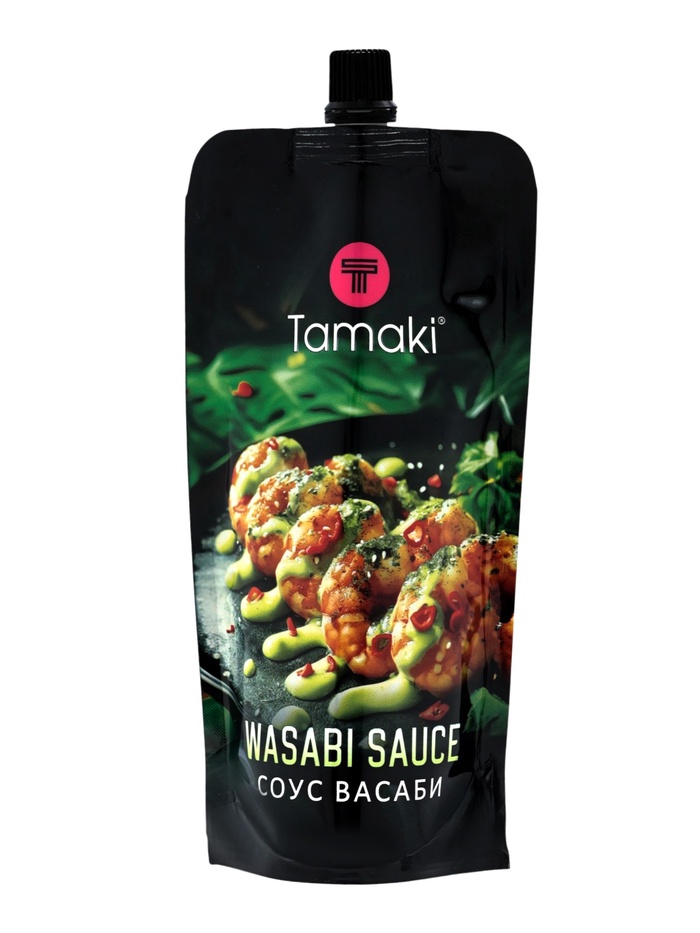 Соус Васаби Tamaki на основе растительных масел, 0.2 л - Фото 1