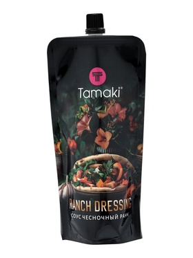 Соус Чесночный Ранч Tamaki на основе растительных масел, 0.2 л