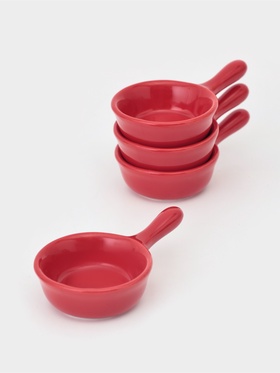 Соусники «Классика», 7.8×7.2×2.5 см, набор 4 шт., красные