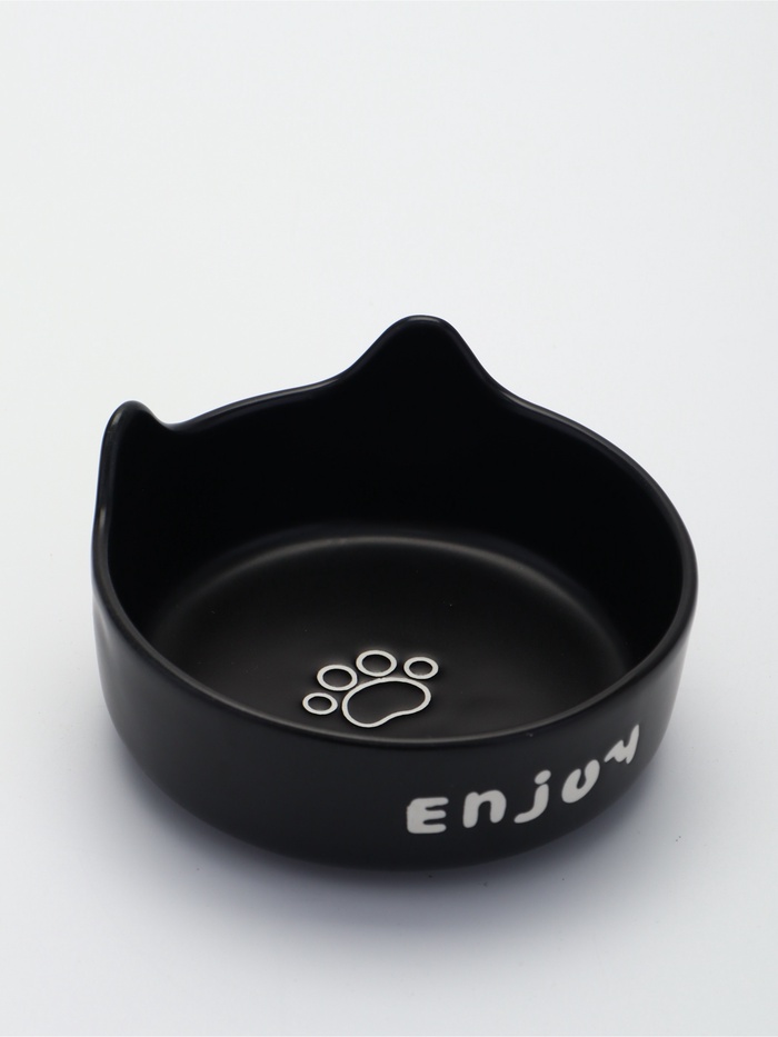 Миска керамическая Экстаз 200 мл, 12,5 х 4/6,3 см, чёрная