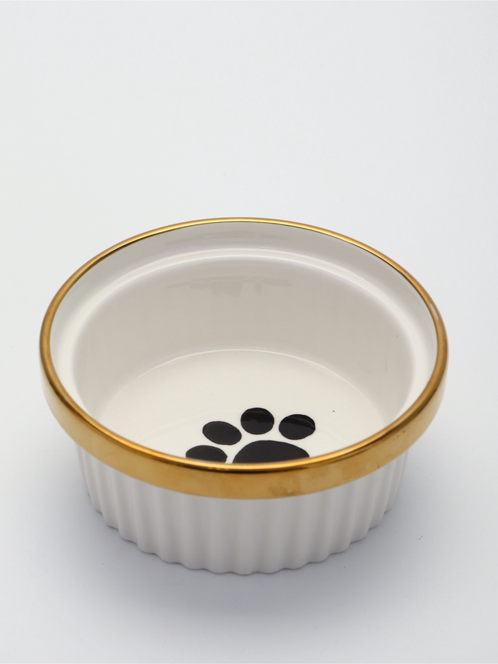 Миска керамическая Роскошь 250 мл, 12 х 5,5 см, белая