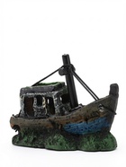 Декор для аквариума «Корабль с мачтой», 12×5.5×9.5 см - фото 809679847