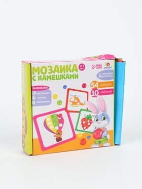 УЦЕНКА Мозаика с камешками по методике Монтессори 11041774