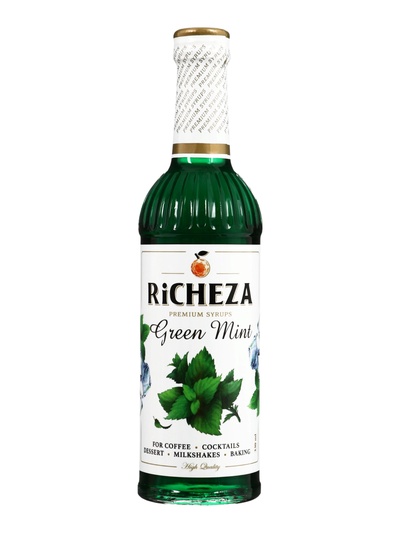 Сироп RICHEZA «Зелёная Мята», 330 мл