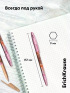 Набор шариковых ручек ErichKrause, 4 штуки, R=301 Stick Prima Cat, узел 0.7 мм, синий 11028479 - фото 10128140