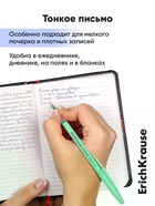 Набор шариковых ручек ErichKrause Slender Stick Milky, 4 штуки, узел 0.7 мм, синий 11028483 - фото 10128143