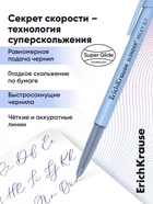 Набор шариковых ручек ErichKrause Slender Stick Milky, 4 штуки, узел 0.7 мм, синий 11028483 - фото 10128144