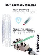 Набор шариковых ручек ErichKrause Slender Stick Milky, 4 штуки, узел 0.7 мм, синий 11028483 - фото 10128146