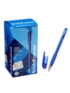 Ручка шариковая ErichKrause Star Stick Grip, узел 1.2 мм, синяя (50 шт) - фото 809679949