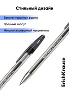 Ручка гелевая ErichKrause R=301 Gel Stick Classic, узел 0.5 мм, чёрная - Фото 6
