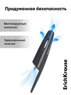 Набор гелевых ручек ErichKrause R=301 Gel Stick Classic, 4 штуки, узел 0.5 мм, чёрный - Фото 8