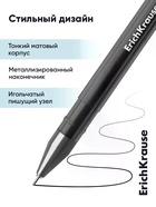Ручка гелевая ErichKrause G-Ice Stick Original, узел 0.5 мм, чёрная (50 шт) - фото 809668529