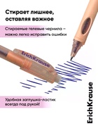 Набор гелевых ручек со стираемыми чернилами ErichKrause ErgoLine Prima Cat, 2 штуки, узел 0.5 мм, синяя - Фото 2