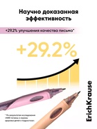 Набор гелевых ручек со стираемыми чернилами ErichKrause ErgoLine Prima Cat, 2 штуки, узел 0.5 мм, синяя - Фото 3