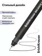 Набор ручек-роллеров ErichKrause Balance Stick, 3 штуки, узел 0.5 мм, чёрный - Фото 5