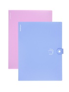 Папка-картотека А4 ErichKrause Matt Pastel Bloom, 4 отделения, пластиковая, МИКС - Фото 5