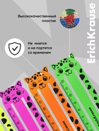 Набор из 4 закладок ErichKrause Matt Neon, фигурные, пластик, МИКС - Фото 2