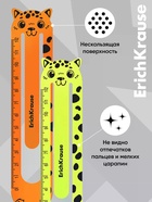 Набор из 4 закладок ErichKrause Matt Neon, фигурные, пластик, МИКС - Фото 3