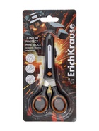 Ножницы ErichKrause Junior Protect Mine Block, 13 см, с чехлом и стикером, чёрный - фото 809680248