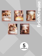 Тетрадь 12 листов в линейку ErichKrause Prima Cat, МИКС (10 шт) - фото 809669039