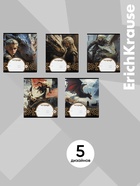Тетрадь 18 листов в клетку ErichKrause Dragon Quest, МИКС (10 шт) - фото 809669073