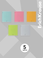 Тетрадь 36 листов в клетку ErichKrause Nature Colors, МИКС (5 шт) - фото 809669189