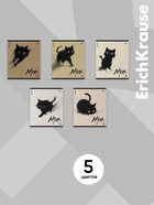 Тетрадь 36 листов в клетк ErichKrause Blur Cat, МИКС 11028602 - фото 10128508