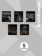 Тетрадь 48 листов в клетку ErichKrause Urban Lights, МИКС (5 шт) - фото 809669247