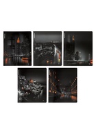 Тетрадь 48 листов в клетку ErichKrause Urban Lights, МИКС (5 шт) - фото 809680278