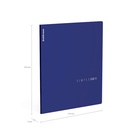 Тетрадь 48 листов в клетку ErichKrause Simple Color, софт-тач, синяя 11028626 - фото 10128562