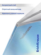 Тетрадь 12 листов в линейку ErichKrause CoverPro fizzy, голубая - Фото 5