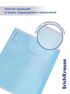 Тетрадь 18 листов в клетку ErichKrause CoverPro fizzy, голубая - Фото 4