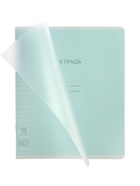 Тетрадь 18 листов в линейку ErichKrause CoverPro fizzy, бирюзовая - Фото 10