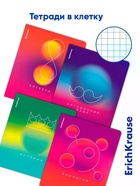 Комплект тетрадей 36 листов в клетку/линейку ErichKrause Gradient, 10 штук 11028666 - фото 10128746
