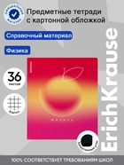 Тетрадь 36 листов в клетку «Физика» ErichKrause Gradient 11028668