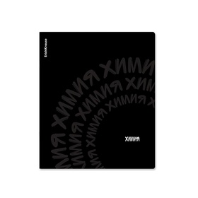 Тетрадь 48 листов в клетку «Химия» ErichKrause Noir, софт-тач