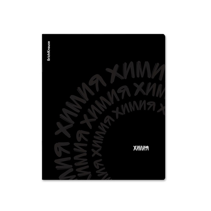 Тетрадь 48л кл Химия, ErichKrause Noir, УФ-лак, софт-тач