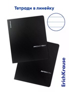 Комплект тетрадей 48 листов в клетку/линейку ErichKrause Black Diamond, 10 штук - фото 809669829