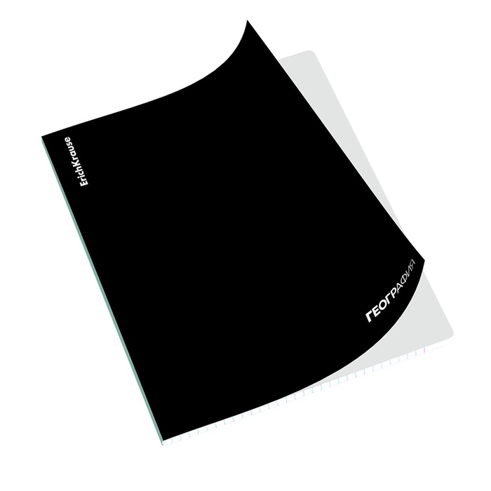 Тетрадь 48л кл География, ErichKrause Black Diamond, обл.пластик