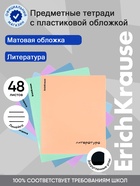 Тетрадь 48 листов в линейку «Литература» ErichKrause Dream 11028703