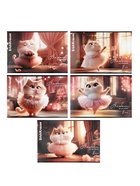 Альбом для рисования А4 Erich Krause Prima Cat, 8 листов, на скобе, МИКС - Фото 8