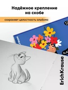 Альбом для рисования А4 Erich Krause Sunbloom, 12 листов, на скобе, МИКС - Фото 5