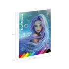 Картон цветной А4 ErichKrause Aquamarine, 10 листов, 10 цветов, на клею - Фото 4