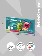 Пластилин 6 цветов ErichKrause Jolly Friends Glitter, с блестками, со стеком - Фото 2
