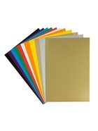 Набор цветной бумаги и картона А4 «Рыжий и довольный», 10 листов, 10 цветов, 50 г/м² + 10 листов цветного картона 200 г/м², в папке - Фото 3