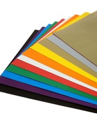 Набор цветной бумаги и картона А4 «Рыжий и довольный», 10 листов, 10 цветов, 50 г/м² + 10 листов цветного картона 200 г/м², в папке - Фото 4