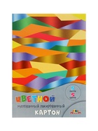Картон цветной «Абстракция» А4, 5 листов, 5 цветов, 200 г/м², 1-сторонняя, лакированный, мелованный, в папке - Фото 7