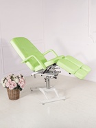 Кресло педикюрное «Гармония 1 МАКСИ» обивка стандарт, гидравлика, салатовое - Фото 8