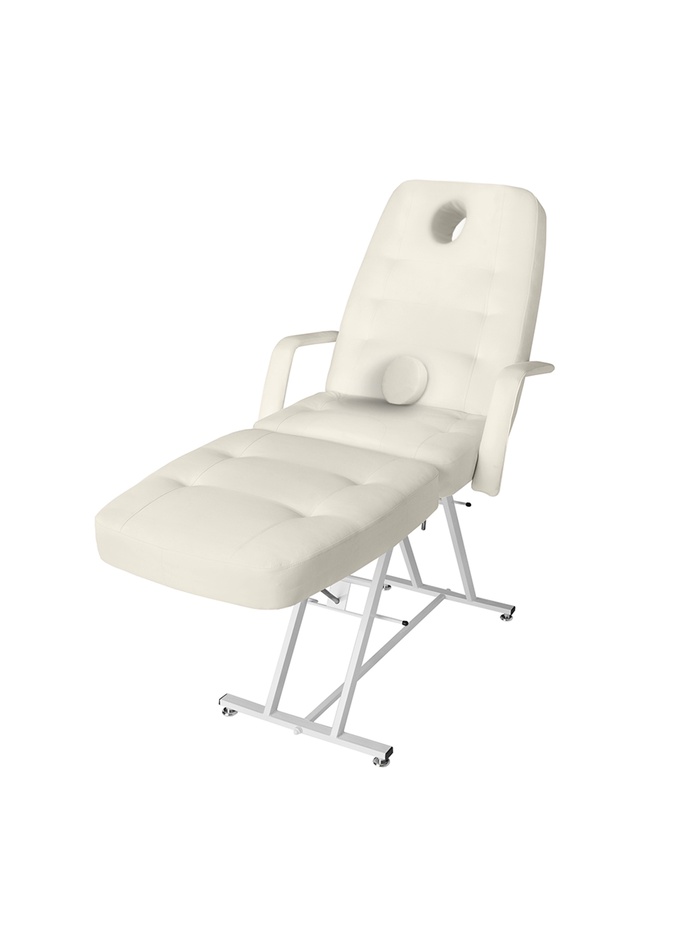 Кресло косметологическое «Усиленное»обивка ЛЮКС-2, механическое, бежевое - Фото 1