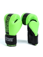 УЦЕНКА Перчатки боксёрские FIGHT EMPIRE, размер 14 oz, салатовые - Фото 7